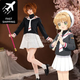 【Pre-Sale】Anime Cardcaptor Sakura Cosplay Sakura Kinomoto School Uniform Cosplay Costume Premium Edition Cosplay